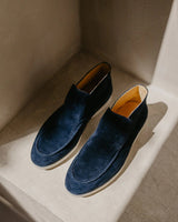 MONACO - MARINE HOHE LOAFERS