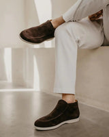 MONACO – SCHOKOLADE HOHE LOAFERS