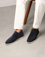 MONACO - MARINE HOHE LOAFERS