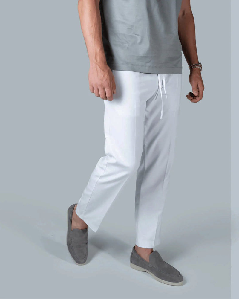 MARBELLA - WEIß ELEGANTE HOSE 