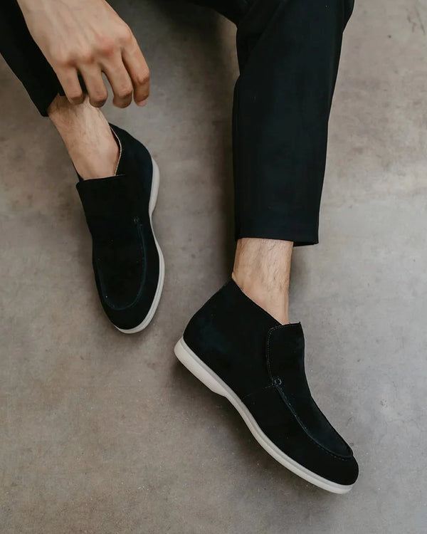 MONACO - SCHWARZ HOHE LOAFERS