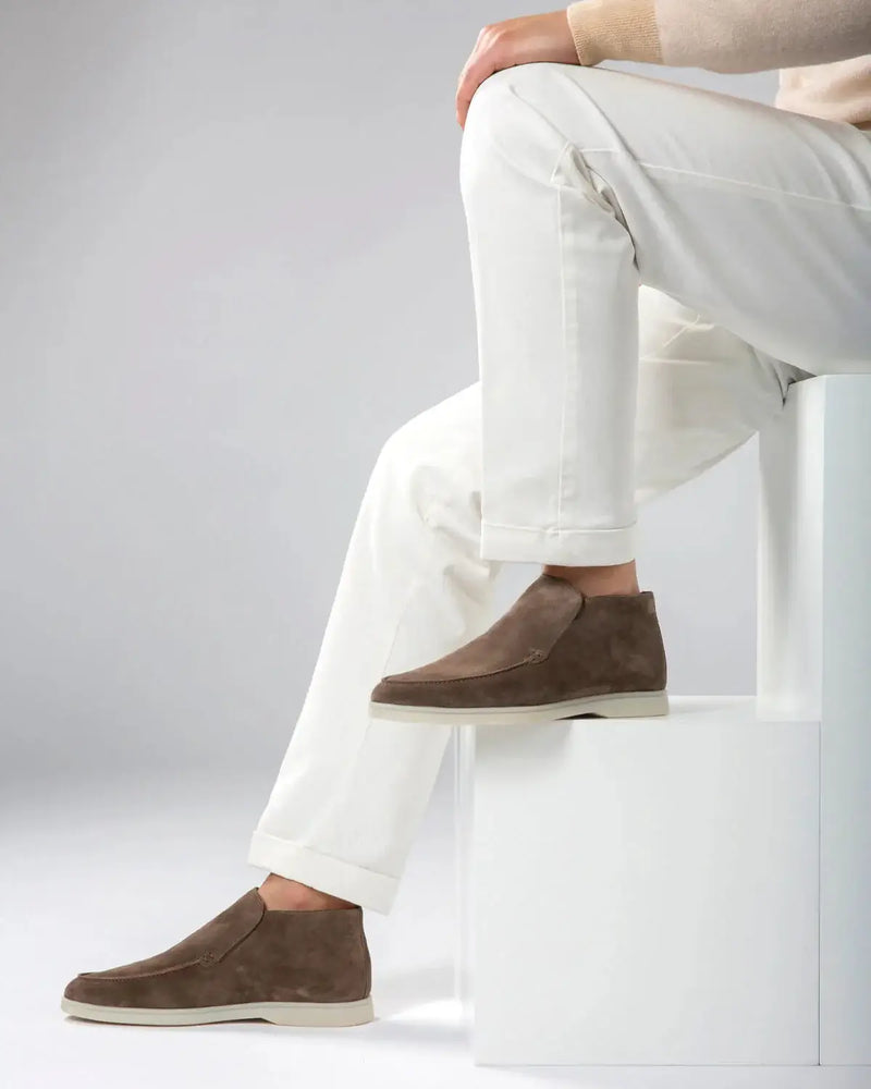 MONACO - MOKKA HOHE LOAFERS 