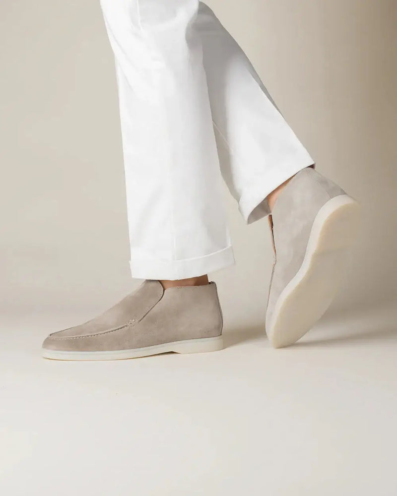 MONACO - BEIGE HOHE LOAFERS 