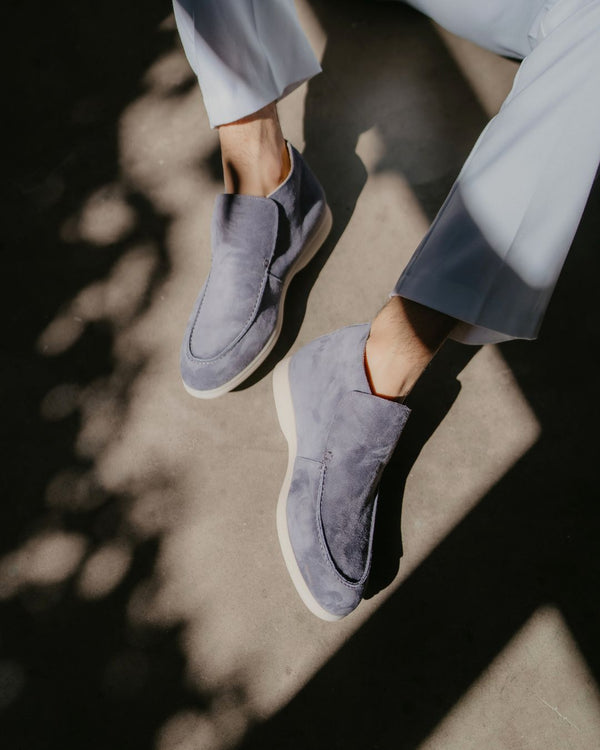 MONACO - GRAPHIT HOHE LOAFERS 